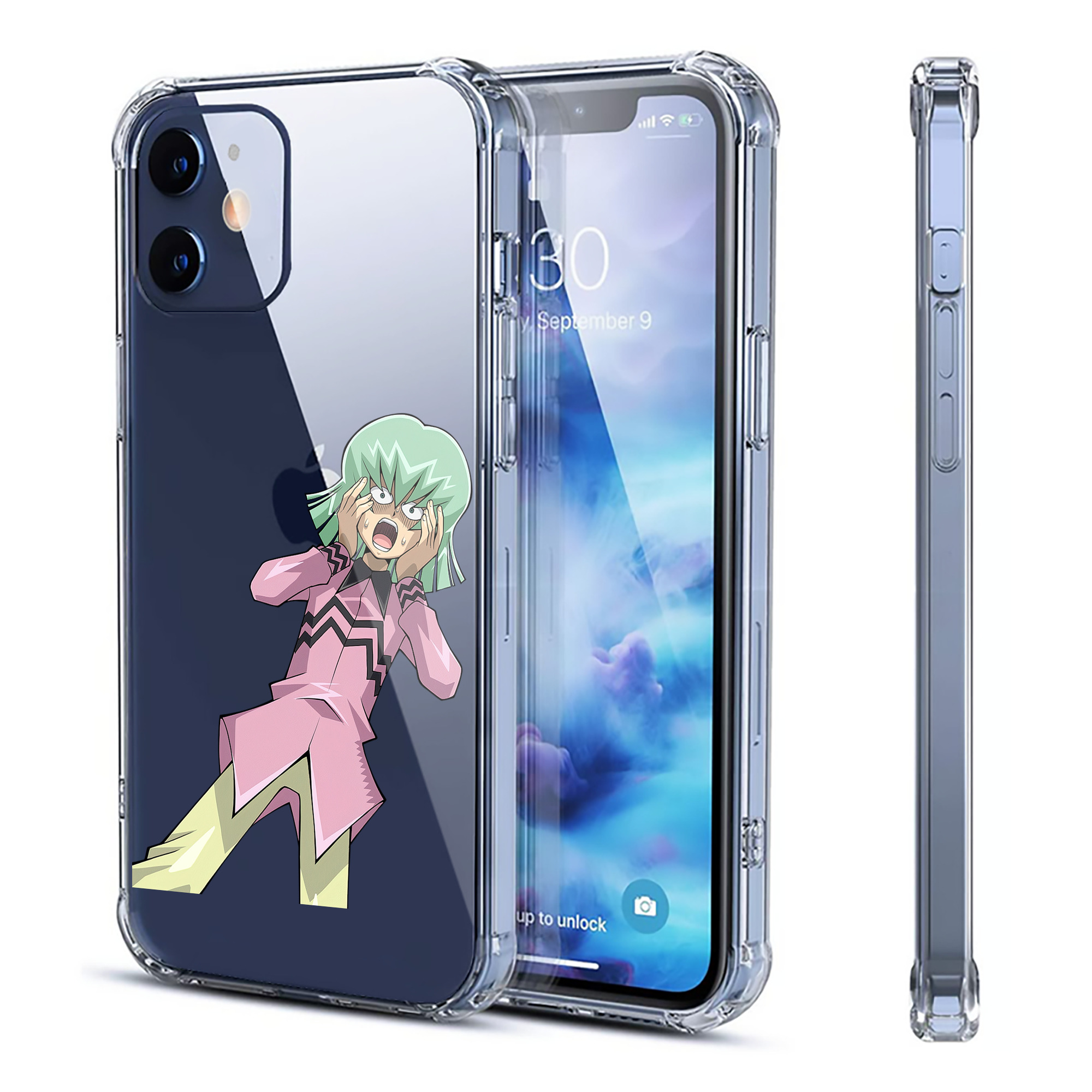 （画像用） 遊☆戯☆王 Yu-Gi-Oh! 【iPhone 12シリーズ対応】透明スマホケース（クリアソフトケース）